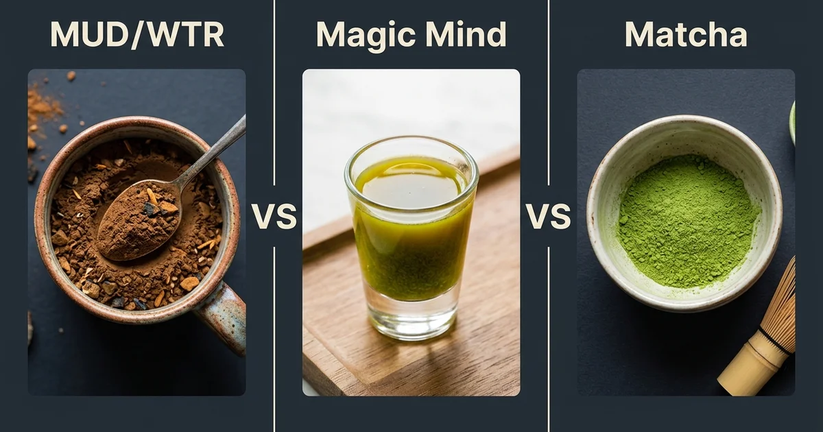 MUD WTR vs Magic Mind vs Matcha: The Best Coffee Alternative for Focus